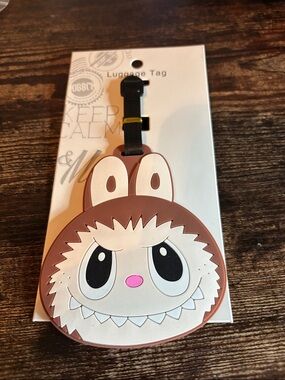 Cute Labubu Face Luggage Tag